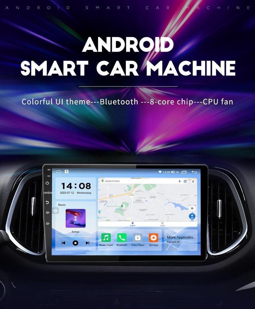 TS10 Universal Motorcycle Android Navigation with 7/9/10 Inch Bezel-less Display