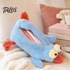 Funny Bird Pencil Case Plush Case, Creative Fluffy Bag, Cute Shape Three-dimensional Stationery Storage Expression Pen Pouch for Students And
