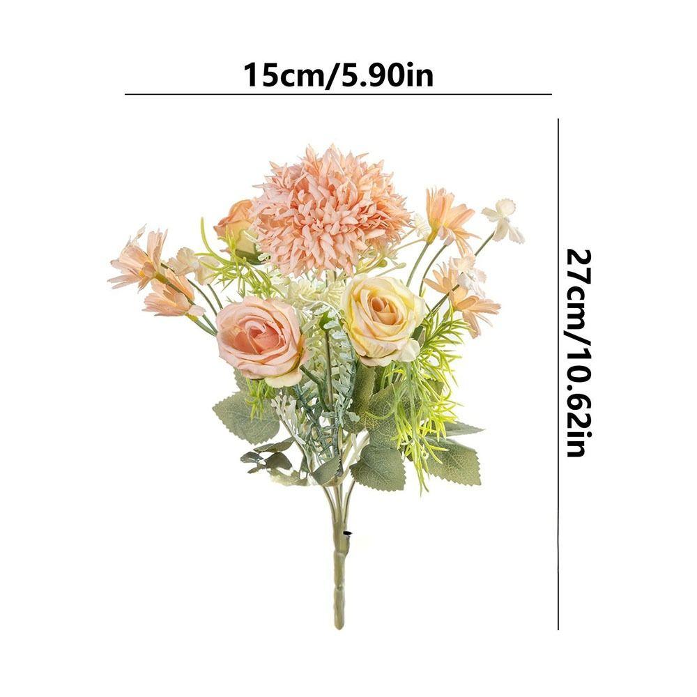 Silk Artificial Flowers Rose Artificial Bouquets for Home Decor Garden Wedding Decoration