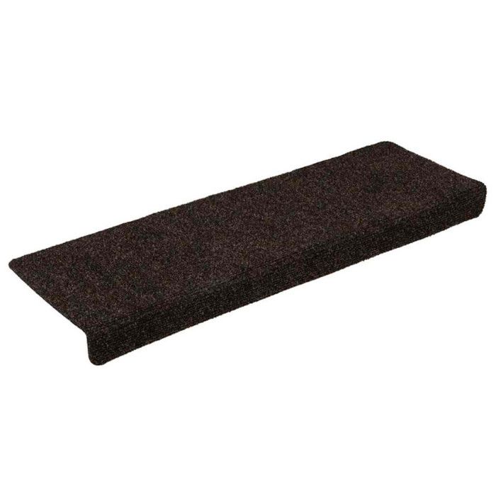 VidaXL Self-adhesive Stair Treads 30 Pieces 65 X 21 X 4 Cm Brown Rectangular Edge 3365698
