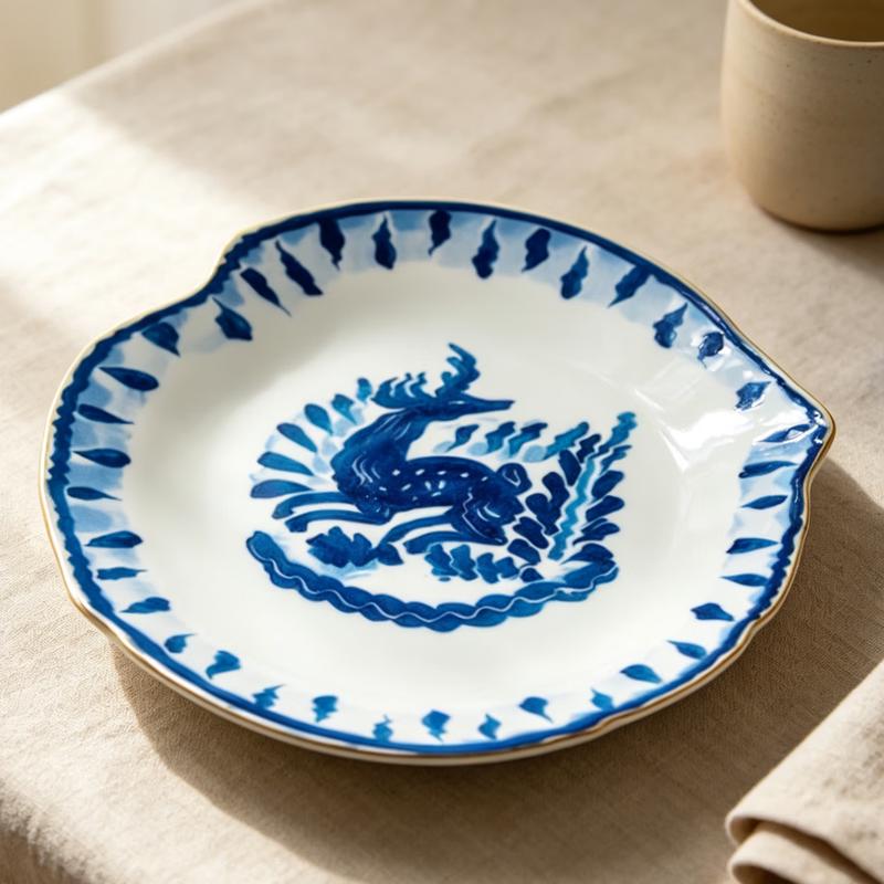 Seletti Acid Deer Ceramic Dessert Plate