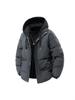 2026 Winter Men's Hooded Thick Puffer Jacket: Trendy Korean-Style Outerwear, Warm and Loose Fit