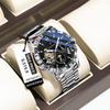 POEDAGAR 1415 Luxus Herren Skelett Tourbillon Automatisch Mechanische Herrenuhr Wasserdicht Leuchtend Edelstahl Herrenuhren