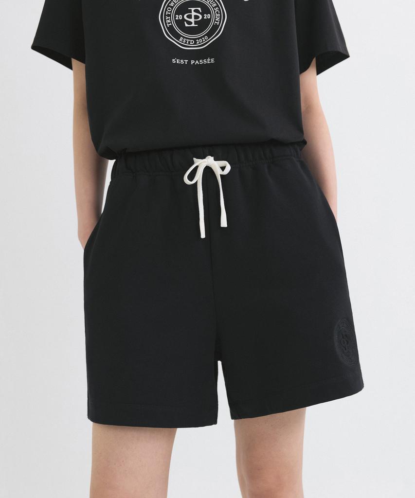 Siyajyu Sipt7164 Heritage Sweat Shorts_Black