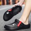 Summer Couple Sandals Large Size Black White Men's Sandals