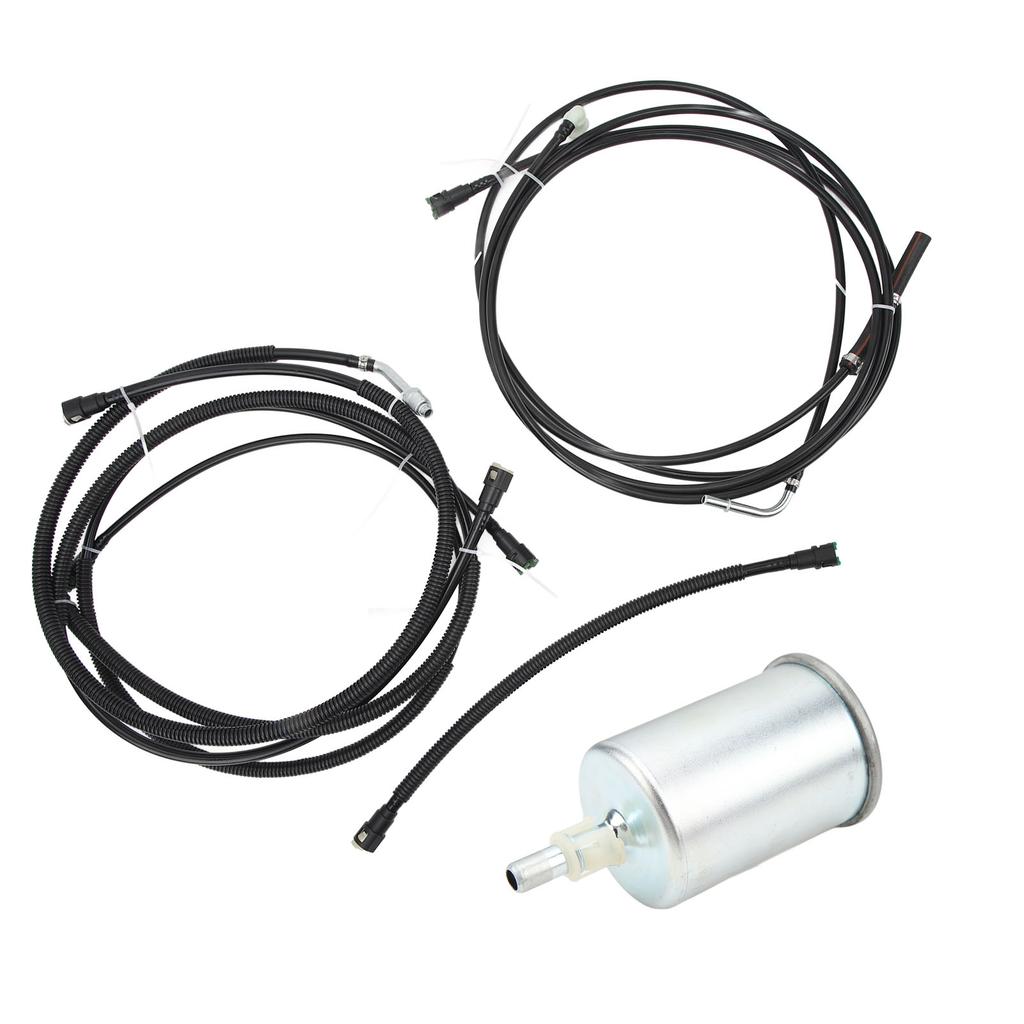 Fuel Line Kit FL FG0810 Nylon Flex Fuel Lines with Fuel Filter Replacement for YUKON TAHOE SUBURBAN 5.3L 2002 To 2004