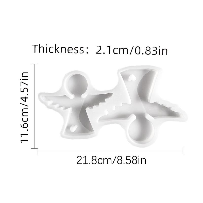 Angel Mold For Resin Reusable Silicone Molds Candle Making Molds Soft Silicone Easy Release Candle Molds For Coffee Table
