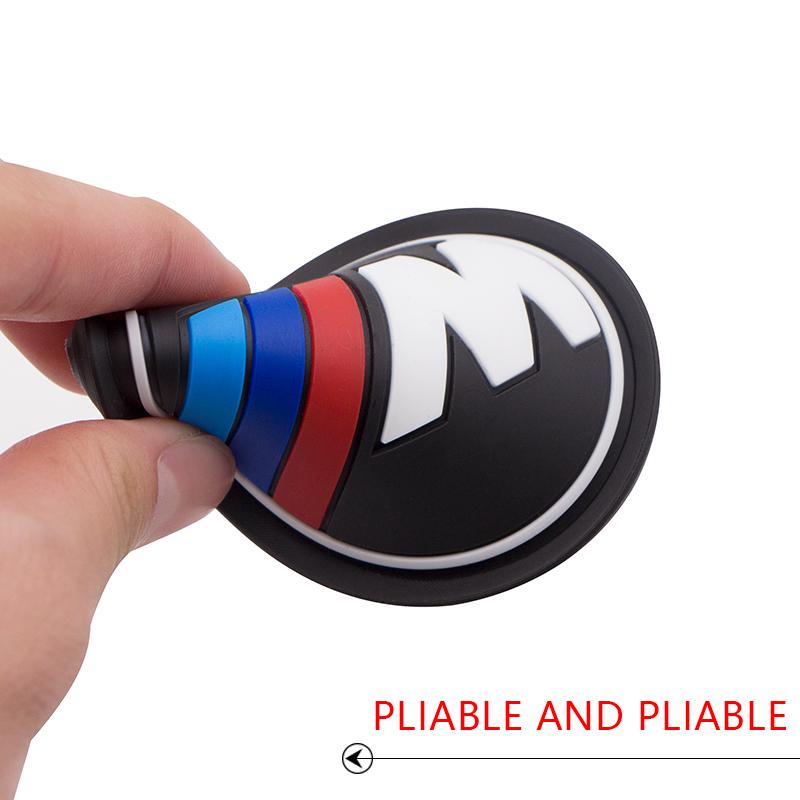 1Pcs 66/73/81MM Car Anti Slip Coaster Anti-noise Water Cup Pad Cushion Car Accessories For BMW E46 E39 E90 E60 E36 F30 F10 E34 E30 F20 E92 X5 X6