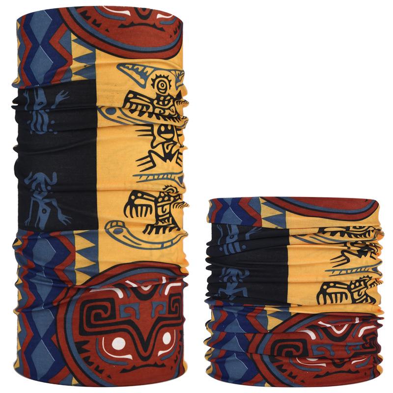 Eșarfă multifuncțională de înaltă calitate, fără cusături: Rezistent la praf, protecție solară, ciclism și utilizare în aer liber pe timpul verii, pentru bărbați și femei.