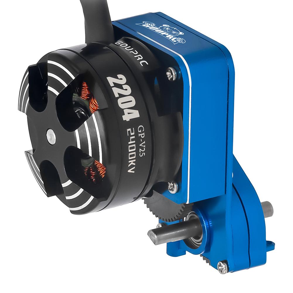 2204 2400KV Brushless Outrunner Motor W/ Transmission & 30A Brushless ESC for SCX24 RC Crawler Axial 1/24 RC Car Truck