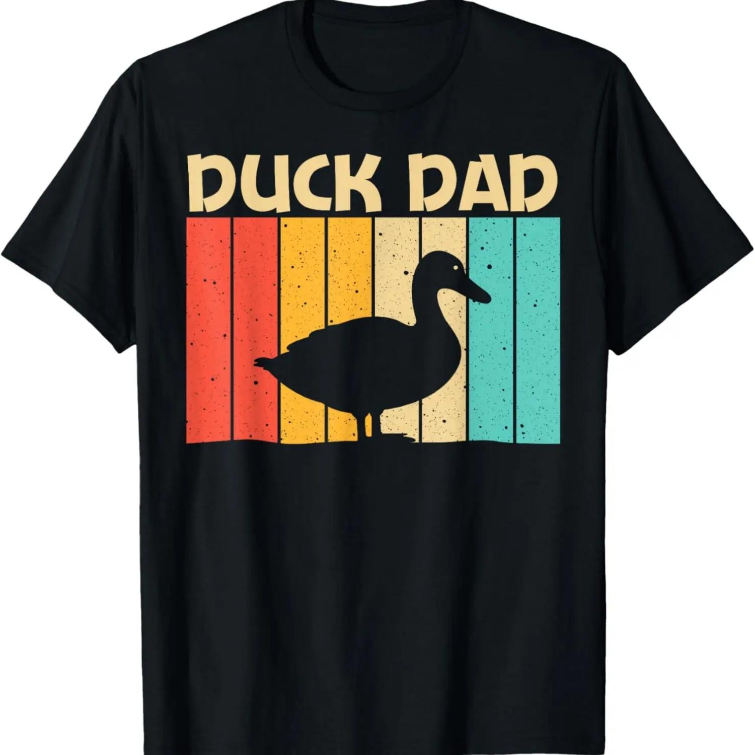

Funny Duck Design For Dad Father Duck Farmer Hunting Lovers T-Shirt XXXXXL чорний