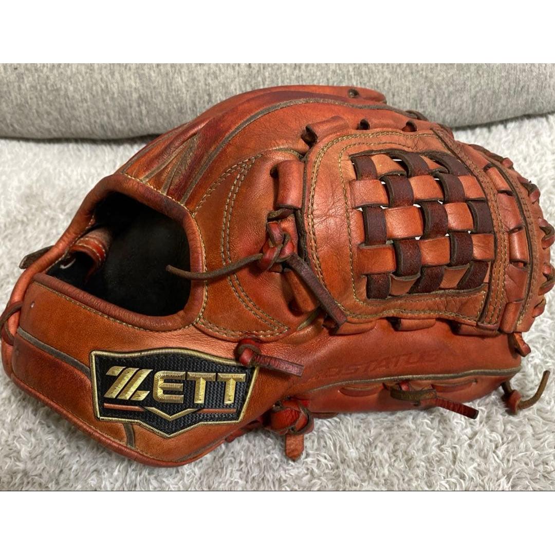 Used ZETT Hard Glove Genda Model Prostitas