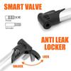 Portable 70PSI Aluminum Alloy 1pc Mini Folding Pump - Manual Inflator for Bicycles, Road Vehicles, Balls, and Toys