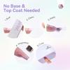SAVILAND Cat Eye Gel Nail Polish Pen Salon for Home 6 Colors One-Step Set, 3-in-1 Portable, Magnetic, Quality, & Travel,