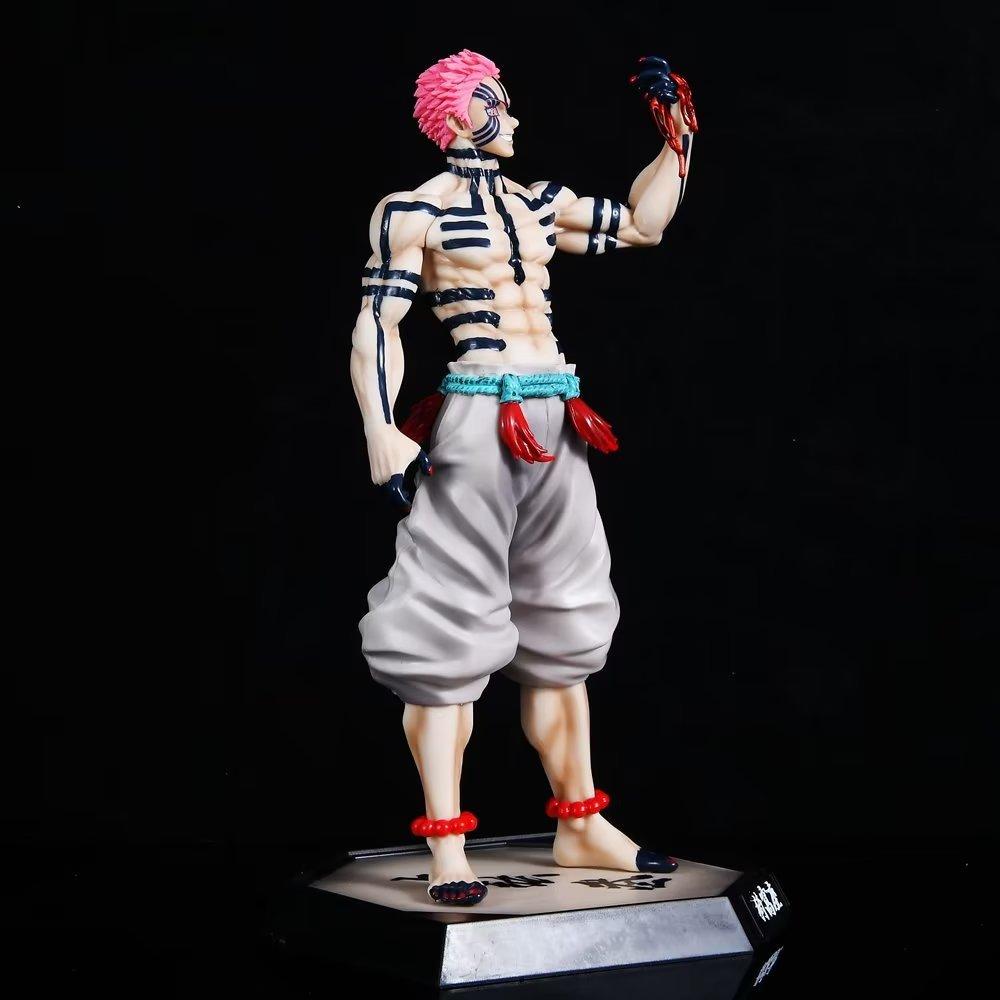 Amine Demon Slayer Akaza Action Figure Toys 28cm