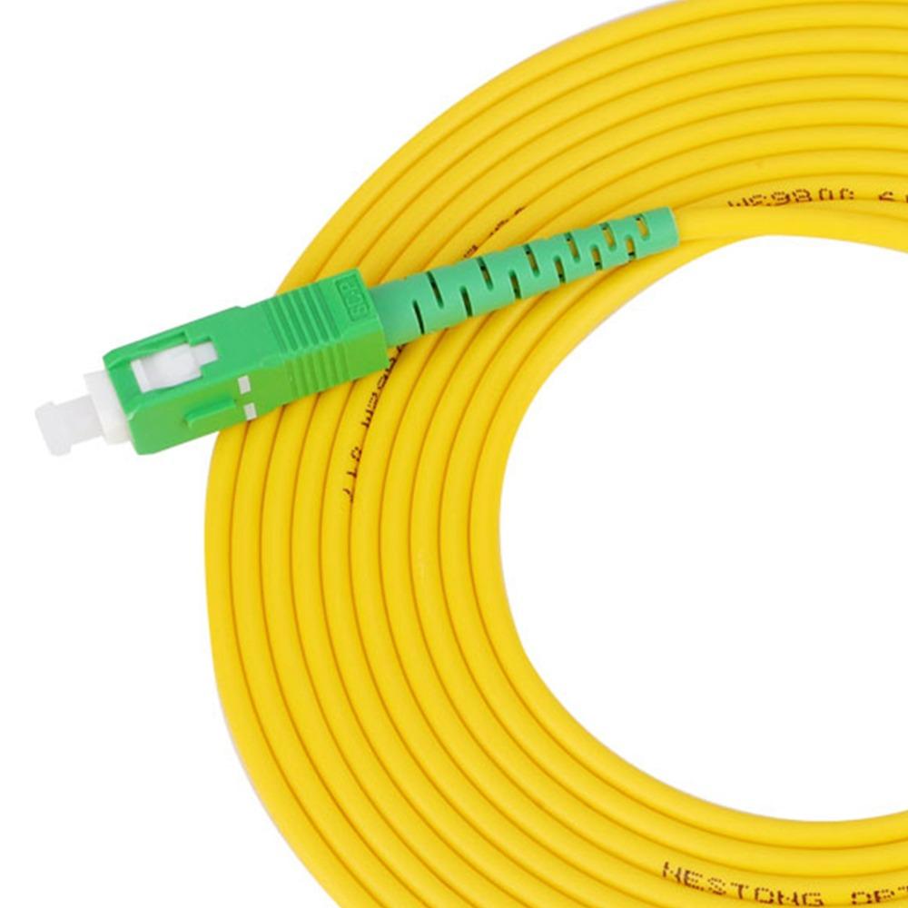 High Performance Singlemode Fiber Optic Patch Cable PVC 15M Fiber Optic Jumper SC/UPC-SC/APC Ptical Patch Cord Multimedia