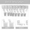 Flexible Curtain Rails 3Meter Ceiling Curtain Track with Rollers Clip Kits for Window Treatments In Homes and Offices