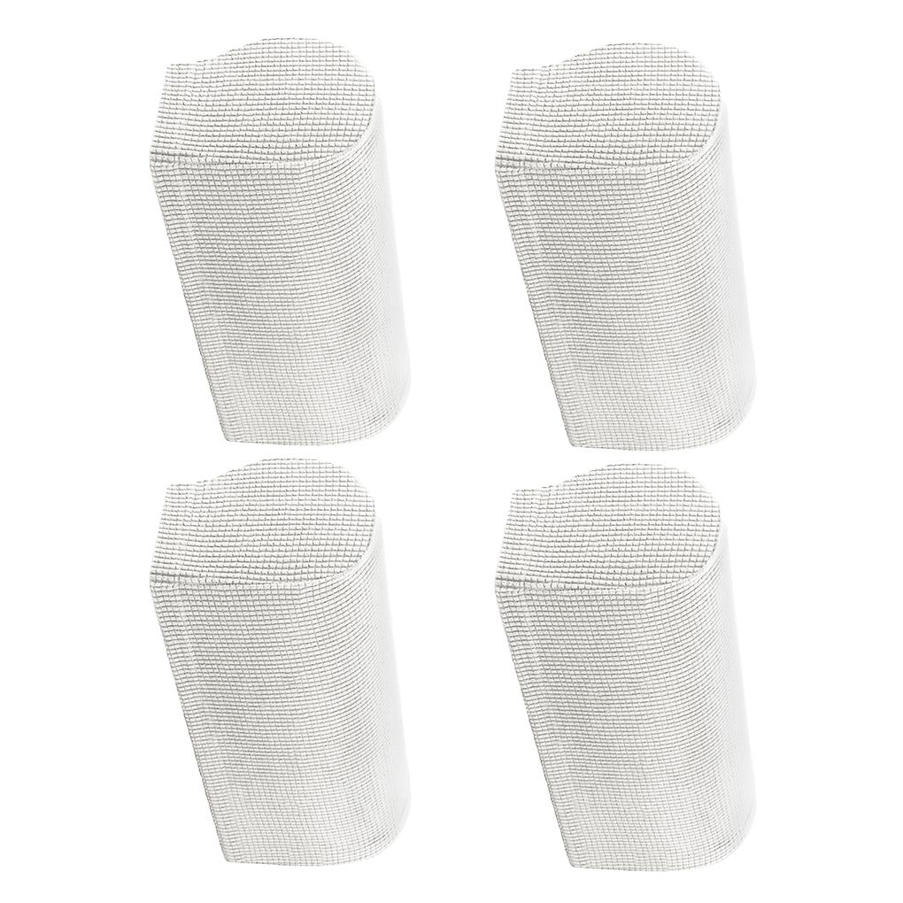 

Комплект из 4 эластичных чехлов для подлокотников, широкое применение, прочные и легкоэластичные чехлы для подлокотников белый