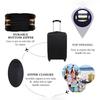 Luggage Cover Suitcase Protector Travel Suitcase Cover Anti Scratch Luggage Protector Washable Fits 18-32 Inch Luggage (Black)