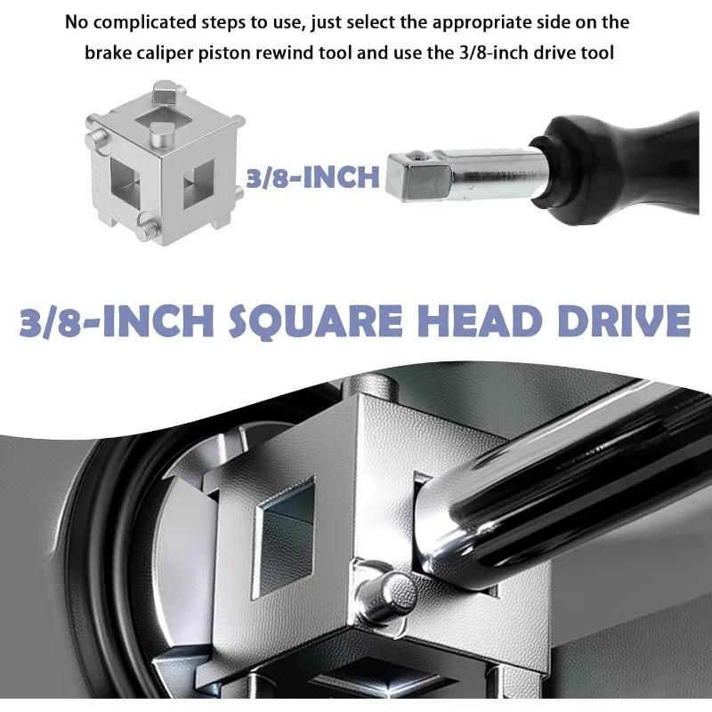 Brake Pad Replacement Tool Multi-function Car Disc Brake Piston Spreader Tool for Cars Pump Adjust Brake Vehicle Caliper Tool
