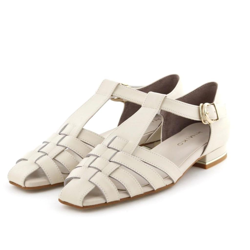 HIMIKO/Himiko/Soft Square Toe Gurka Shoes/641205 Ivory 235