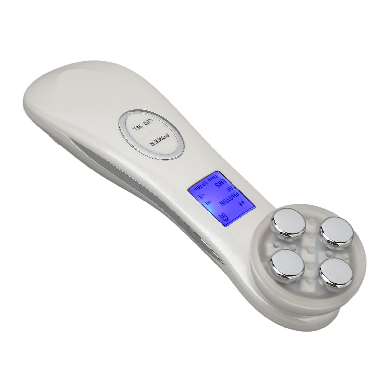 

Светодиодный фотонный аппарат для лица, подтяжка кожи, красно-синее освещение, 5 режимов, омоложение кожи