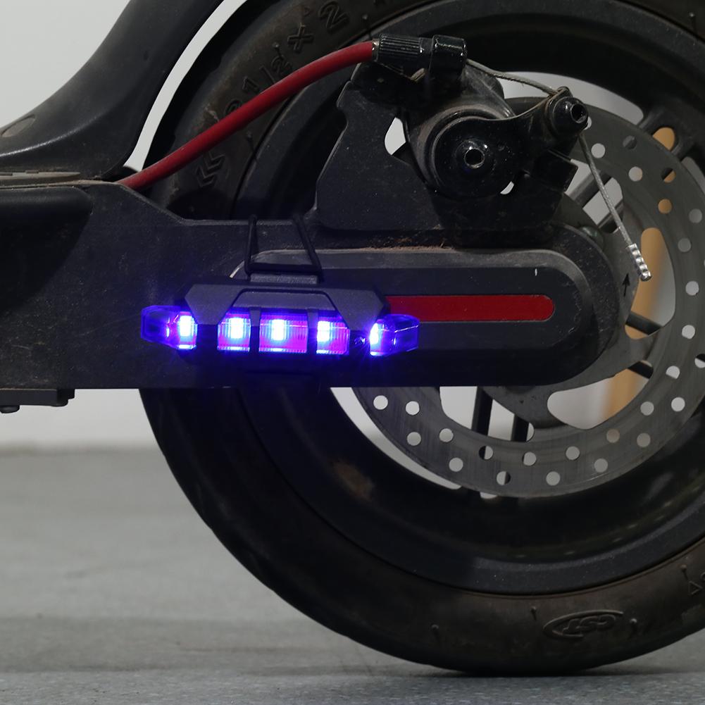 Plastic Scooter LED Flash Lamp Electric Scooter Warning Light Night Cycling Safety Flashlight Accessories for M365 Pro