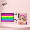 Regenbogen Gesichtsfarbe 50G für Körperbemalung, Hochpigmentiertes Make-up Kinder Halloween Party Cosplay, Abwaschbar Erwachsene Langanhaltend