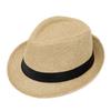 Chapeau Haut de Forme d'Extérieur pour Hommes, Pare-Soleil et Protection Solaire, Tendance Mode d'Été pour Femmes, Chapeaux de Paille Polyvalents, Chapeaux Jazz