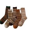 Female Spring and Autumn Retro Sweat Absorption Deodorant In The Tube Stack Socks