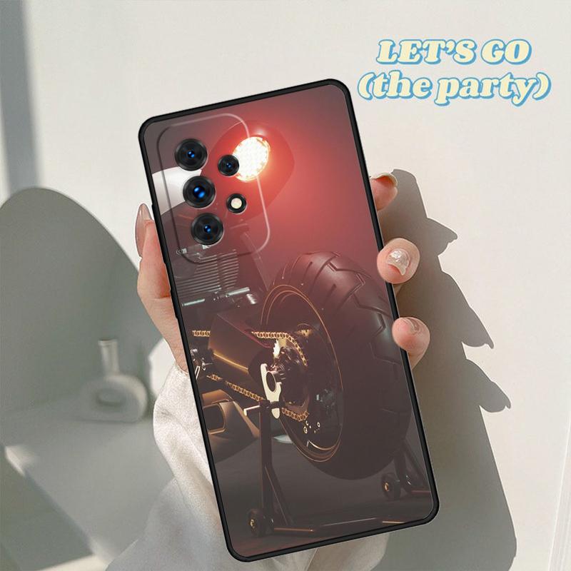 Moto Motorcycle Phone Case For Samsung Galaxy A42 A31 A40 A51 A71 A32 A80 A91 A52 A72 A73 A20e A21S A50 A70 A11 A12 Cover