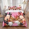 Custom 3pcs Mickey Minnie Love Bedding Sets For All Sizes New 123D Printed Bed Cover Comforter Duvet Cover Pillowcase Bedroom Decoration