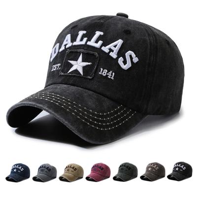 Jarná jesenná baseballová čiapka s výšivkou pre mužov Vonkajšia clona s priezorom Dámska džínsová čiapka s otvorom na cop Panama čiapka Snapback čiapka Clona na tvár
