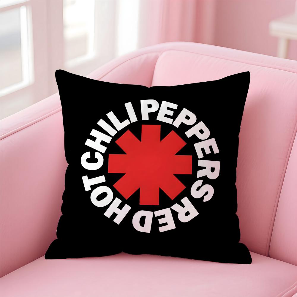 Red H-Hot Chili Pepperss Cushion Cover Comfortable Reversible Pillow Cover Ideal For Car Sofa Bedroom & Beyond