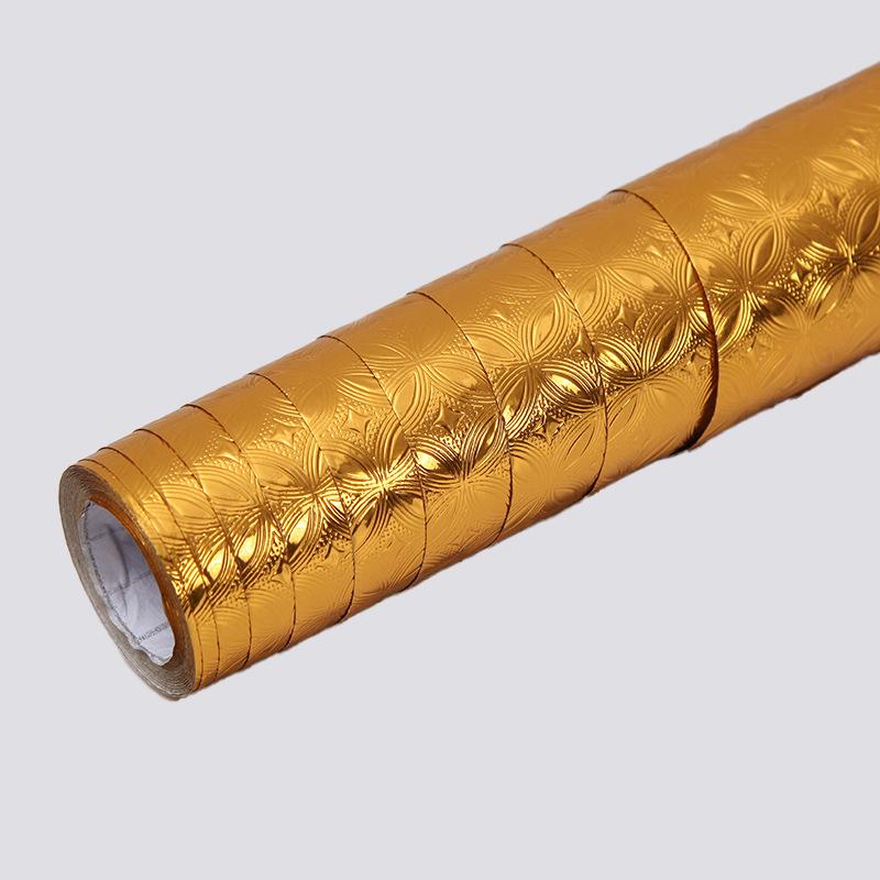 Kitchen Oil-proof Self Adhesive Stickers Stove Anti-fouling High-temperature Aluminum Foil Wallpaper Cabinet Film Contact Paper
