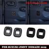 LHD RHD FOR SUZUKI Jimny Nomade 2025 2026 5 Door ABS Carbonfiber Rear Door Window Button Glass Switch Cover Interior Accessories