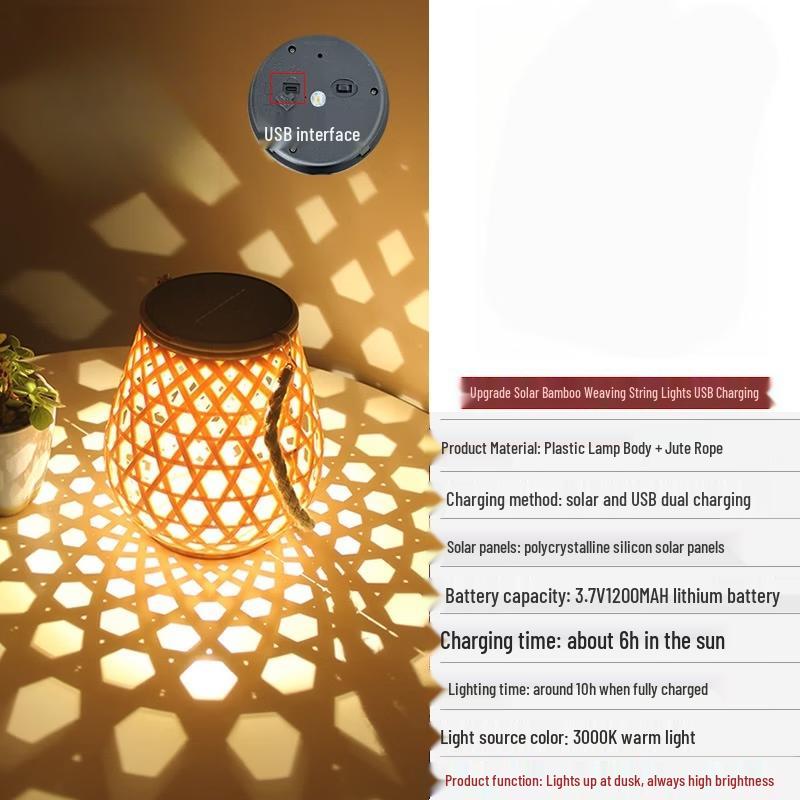 Solar Pineapple Yellow Hanging Lantern