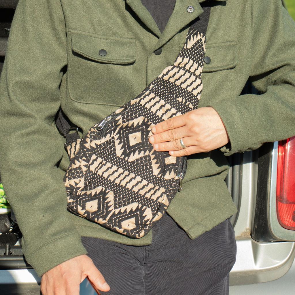 Jacquard Natural Bags – Desert Loom – Cross Bag