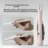Luminous Ear Cleaner Set LED Light Earwax Clip Ear Wax Removal Silicone Earscoop Picking Tweezers Ear Care Tool USB Charging