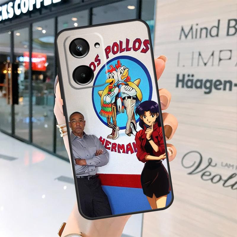 

Gus And Misato Gustavo Fring For Realme 8 9 10 11 Pro Plus GT Neo 5 3 2 T C21Y C31 C21 C11 C30 C35 C55 C33 C25s Case Realme GT Neo2
