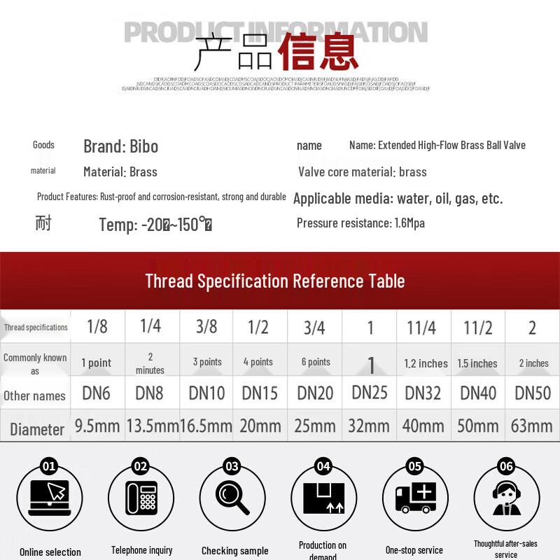 Hangshi Two-Piece Brass Ball Valve