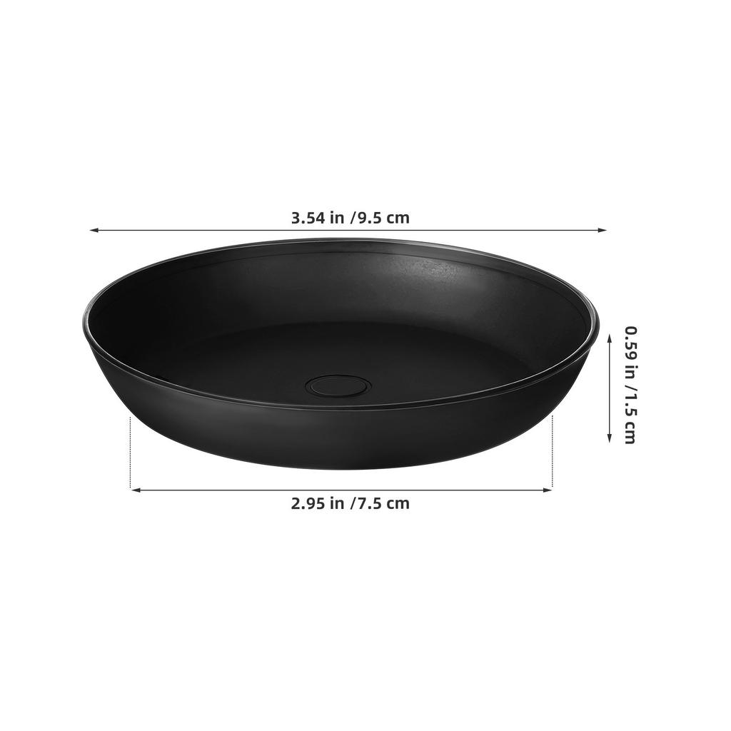 10Pcs Plastic Plant Saucers Round Drip Trays for Indoor Plants Water Holder Pot Base Garden Decorative Flowerpot Tray Bonsai