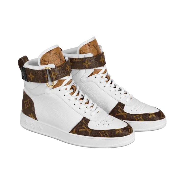 Louis Vuitton Lv Boombox High Top Sneakers White Women's 1A87Q2