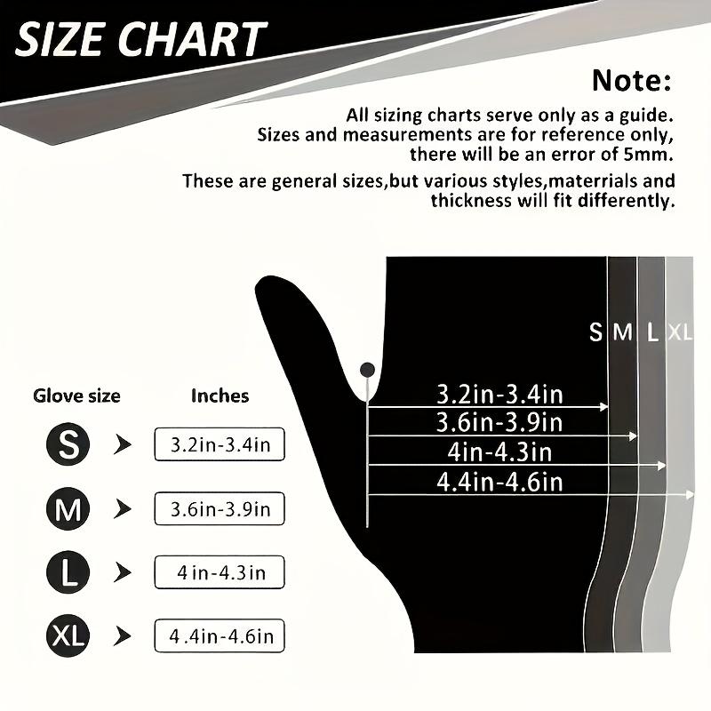 50pcsDisposable Pure Nitrile Gloves, Durable & Waterproof Premium Quality for Kitchen Tattoo Artists Household Cleaning Car Care