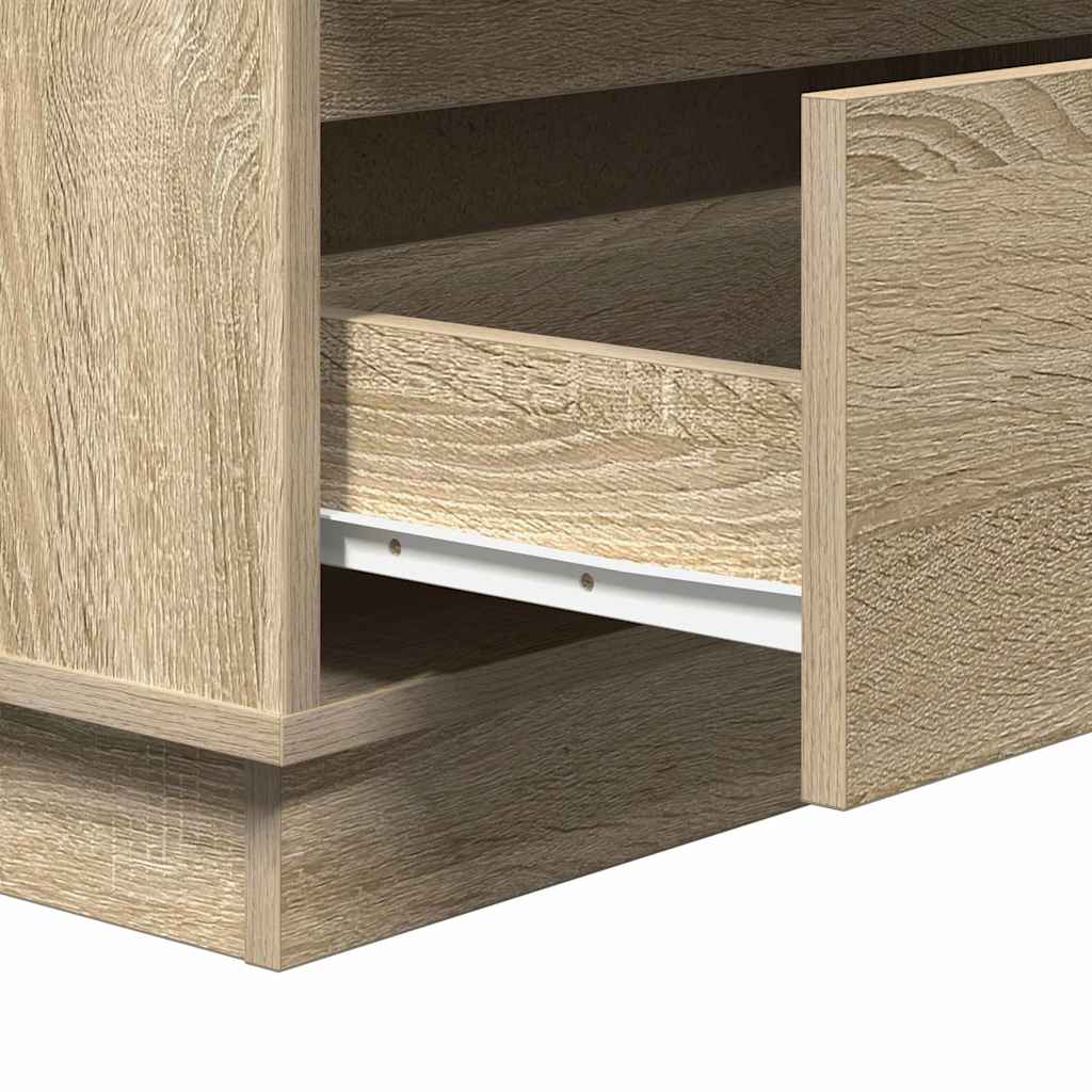Nightstand Sonoma Oak 71 x 34.5 x 75 cm Particleboard