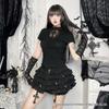 Spicy Punk Goth Puffy Ballet Skirt Shorts