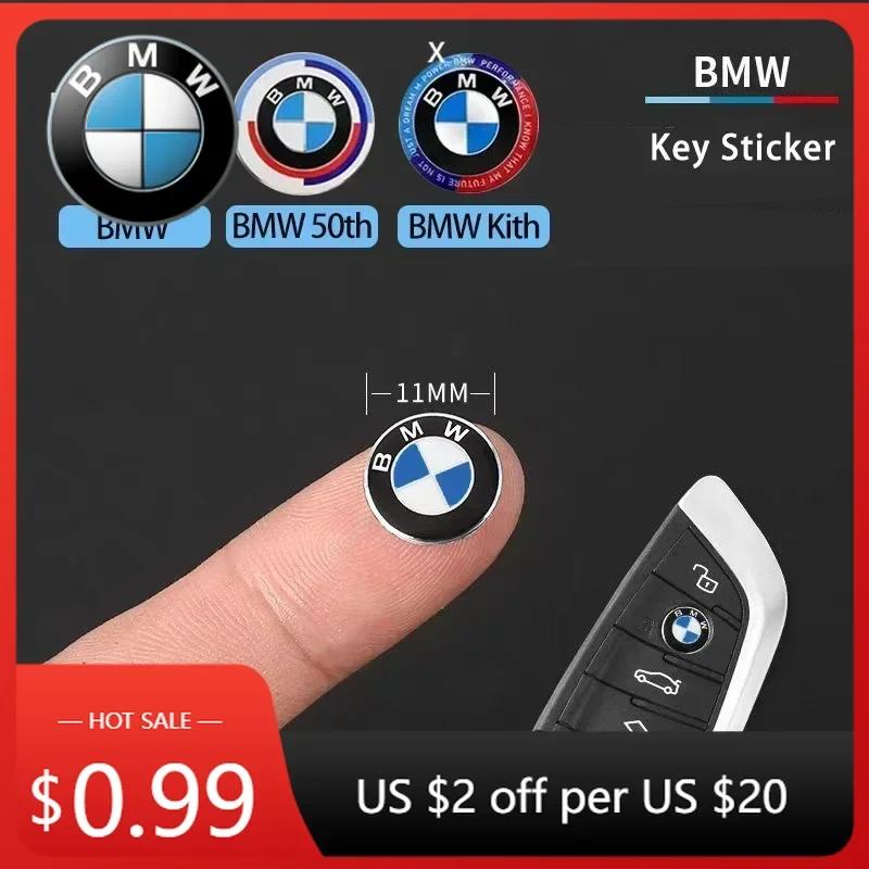 Interior Mouldings E60 E93 2025 For BMW M X3 X5 X6 11/14mm Car Key Emblem Stickers Auto Keyhole Logo Decals For BMW 50th Kith G gam00
