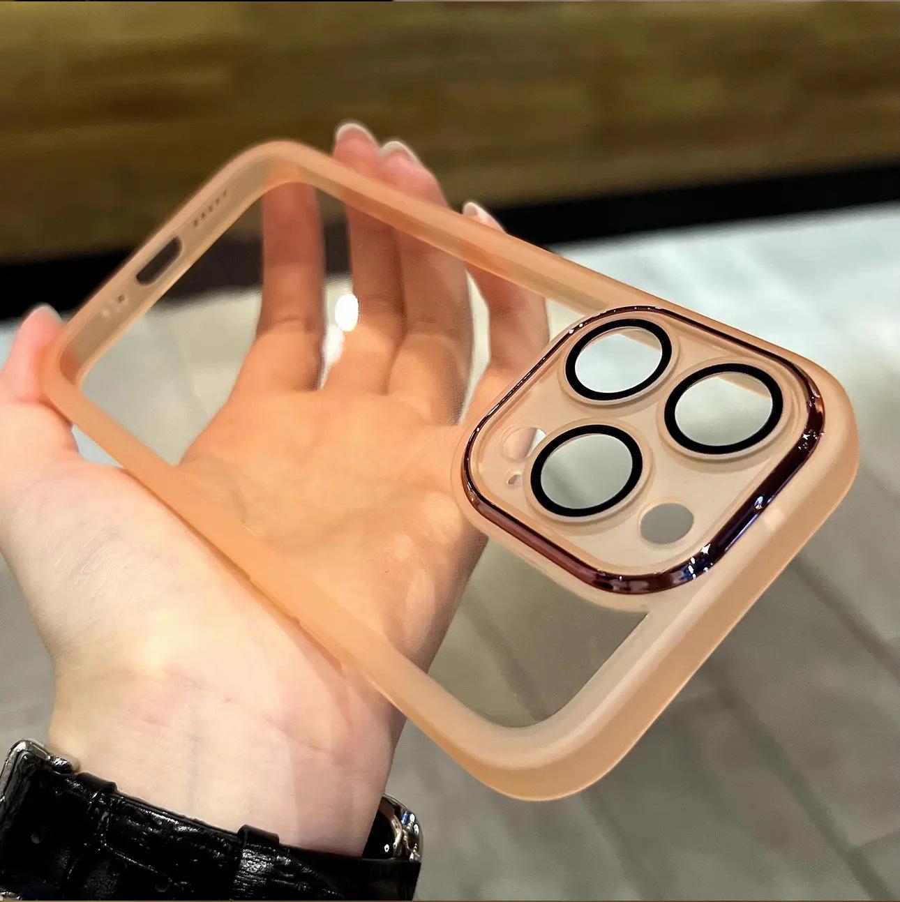 iPhone 17 Pro Drop-Proof Clear Case with Built-in Screen Protector 11 Pro