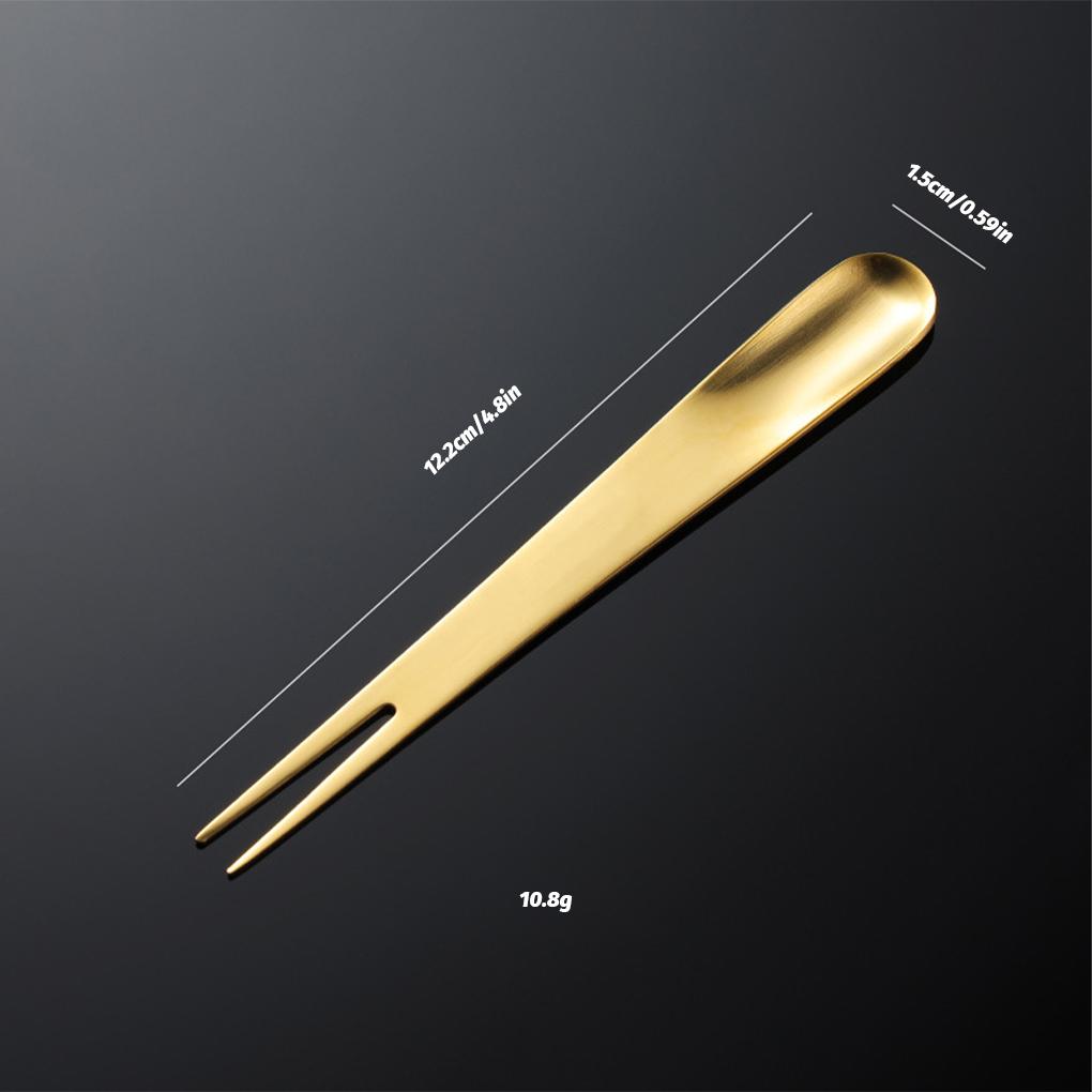 Multifunction Desert Fork Spoon Fruit Cake Coffee Stirring Tool Stainless Steel Salad Cutlery Kitchen Gadgets for Wedding