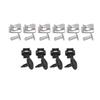 Engine Undertray Underbody Shield Fasteners Fixing Clips 4A0805163 Replacement for A3 A4 A6 A8